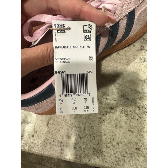Adidas Handball Spezial W Women 8 Pink Arctic Night IF6561 NEW Retro Sneakers - Picture 6 of 8